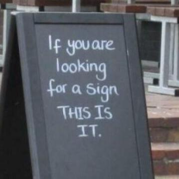 Sjove skilte - funny signs